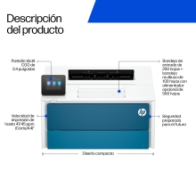 Impresora laser hp laserjet pro 4007dw monocromo duplex
