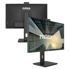 Monitor Nilox NXM24RWEB02B 24" IPS 120Hz 4MS webcam multimedia VGA DP HDMI Negro
