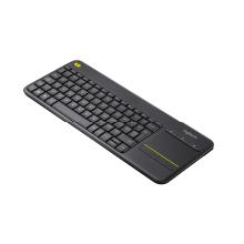Teclado inalámbrico Logitech K400 Plus con touch negro