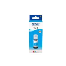 Botella de tinta original Epson 104 cian