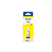 Botella de tinta original Epson 104 amarillo