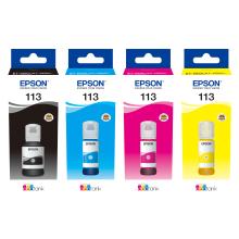 Botella de tinta original Epson 104 amarillo