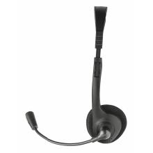 Auriculares diadema Trust Primo 3.5mm negro