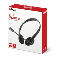 Auriculares diadema Trust Primo 3.5mm negro