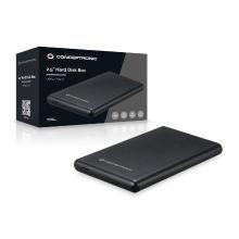 Caja externa Conceptronic HDE02B 2.5" USB tipo c negro
