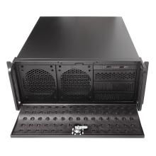 Caja Rack 19 4U Unykach UK4129 frontal de rejilla