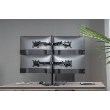 Soporte de mesa Equip 650127 17" a 32" 4 pantallas con peana