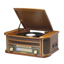 Tocadiscos Denver MCR-50MK3 con altavoz integrado CD y USB