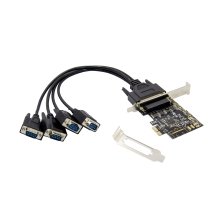 Controladora Pcie Conceptronic 4 Puertos Serie Compatible Low Profile