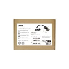 Controladora Pcie Conceptronic 4 Puertos Serie Compatible Low Profile