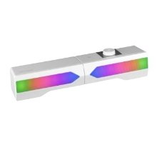 Barra de sonido + altavoces 2.0 bluetooth Mars Gaming MSDUOW RGB 15W blanco