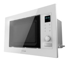 Microondas Cecotec GrandHeat 2090 Built-In Touch 21L 1200W integrable blanco