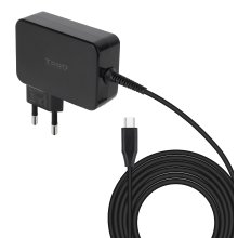 Cargador TooQ TQLC-USBCGAN100PD USB tipo C PD 100W con sistema GaN negro