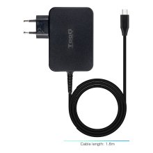 Cargador TooQ TQLC-USBCGAN100PD USB tipo C PD 100W con sistema GaN negro