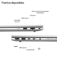 Portatil hp elitebook 6 g1i ai 16 pulgadas ultra 5 - 225u -  16gb -  ssd 512gb -  w11p