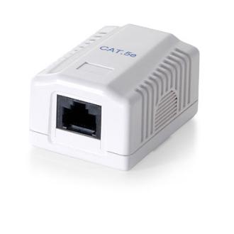 Roseta superficie 1 RJ45 hembra Cat6