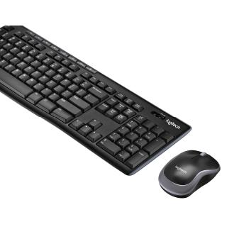 Teclado y ratón inalámbrico Logitech MK270 negro