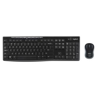 Teclado y ratón inalámbrico Logitech MK270 negro