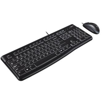 Teclado y ratón con cable Logitech MK120 -inglés-