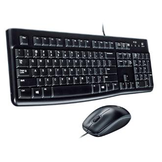 Teclado y ratón con cable Logitech MK120 -inglés-
