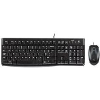 Teclado y ratón con cable Logitech MK120 -inglés-