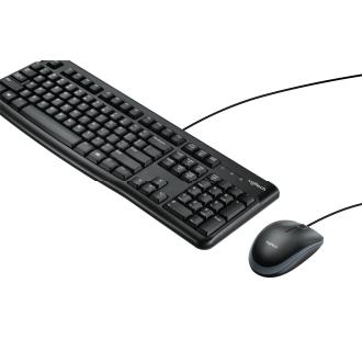 Teclado y ratón con cable Logitech MK120 -inglés-