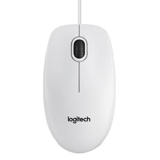 Ratón Logitech B100 USB blanco