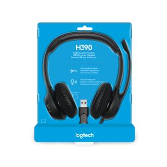Auricular Logitech H390 USB negro