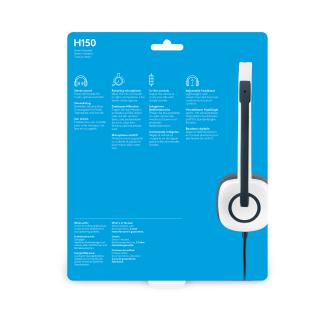 Auriculares con micrófono Logitech H150 Coconut blanco