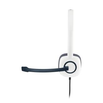 Auriculares con micrófono Logitech H150 Coconut blanco