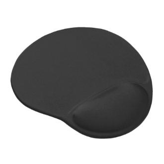 Alfombrilla con reposamuñecas Trust Bigfoot gel negro