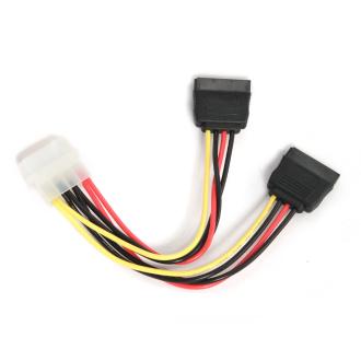 Cable alimentación Gembird 2x sata 15cm