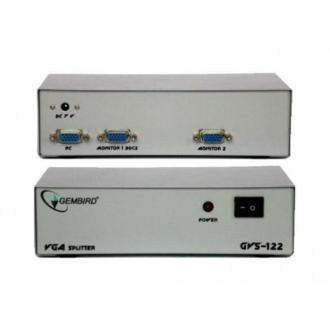 Splitter Gembird divisor 2xVGA con alimentación
