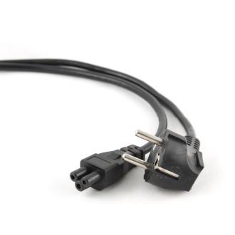 CABLE DE ALIMENTACION (TREBOL) 1,8M NEGRO