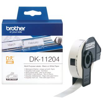 ETIQUETAS  BROTHER DK-11204 17X54MM 400 UNID.