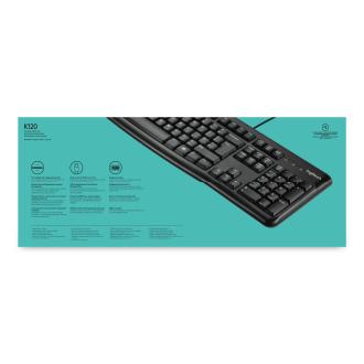 Teclado Logitech K120 USB negro -EE.UU-