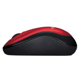 Ratón inalámbrico Logitech M185 rojo