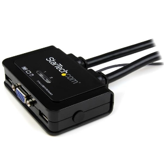 2-Port Cable KVM with VGA USB