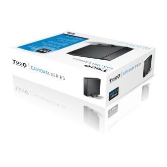 Caja externa Tooq HD 3.5" SATA USB 3.0 negro