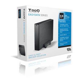 Caja externa Tooq HD 3.5" SATA USB 3.0 negro