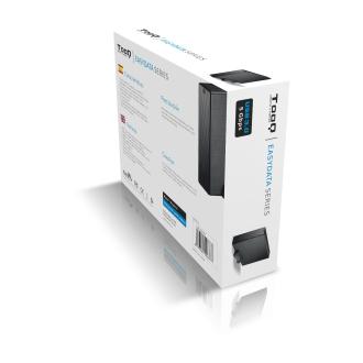 Caja externa Tooq HD 3.5" SATA USB 3.0 negro