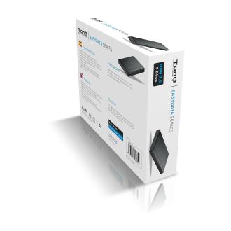 Caja externa Tooq HD 2.5" SATA USB 3.0 negro