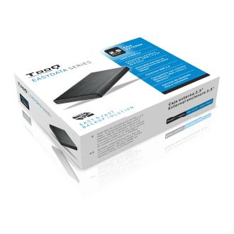 Caja externa Tooq HD 2.5" SATA USB 3.0 negro