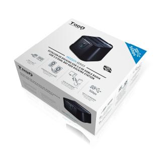 Dock station Tooq 2.5" / 3.5" SATA USB 3.0 negro