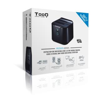Dock station Tooq 2.5" / 3.5" SATA USB 3.0 negro