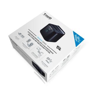 Dock station Tooq 2.5" / 3.5" SATA USB 3.0 negro