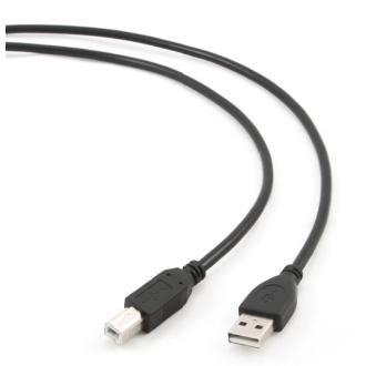 Cable USB de impresora Gembird AM-BM 1.8m negro