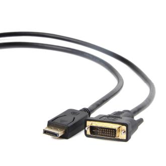 Cable Gembird DisplayPort macho a DVI-D macho 1.8m negro