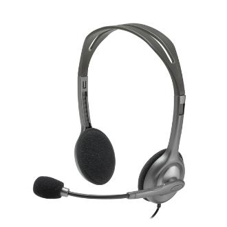 Auriculares Logitech H111 3.5mm 1.8m gris