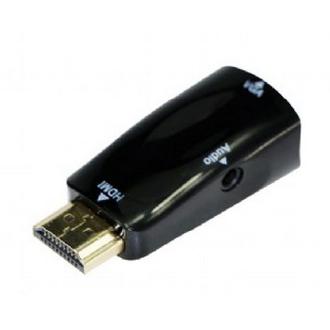 Adaptador Gembird HDMI macho a VGA hembra con audio